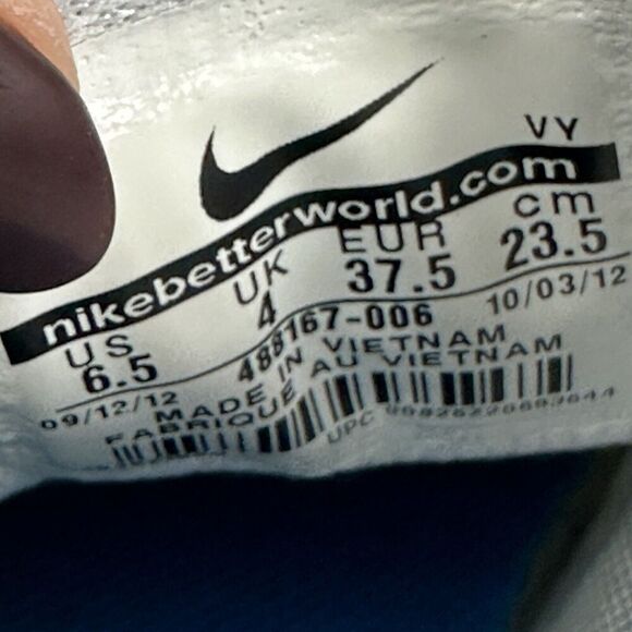 Nike Max Run Lite 3 Women's Running Shoes 488167-006 Size 6.5 Aqua Yellow Grey - Picture 11 of 12